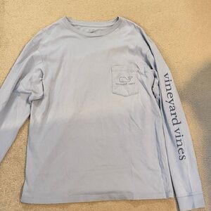 Vineyard Vines Men's light grey  Long Sleeve Tee